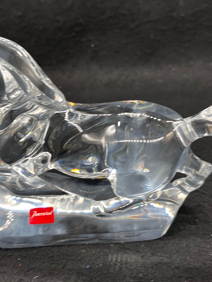 P031425 Baccarat バカラ 馬 干支 置物 クリスタル ブリキ P031425 Baccarat バカラ 馬 干支 置物 クリスタル ブリキ