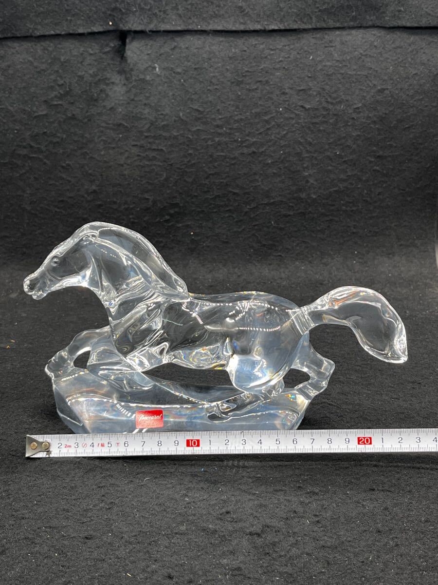 P031425 Baccarat バカラ 馬 干支 置物 クリスタル ブリキ P031425 Baccarat バカラ 馬 干支 置物 クリスタル ブリキ