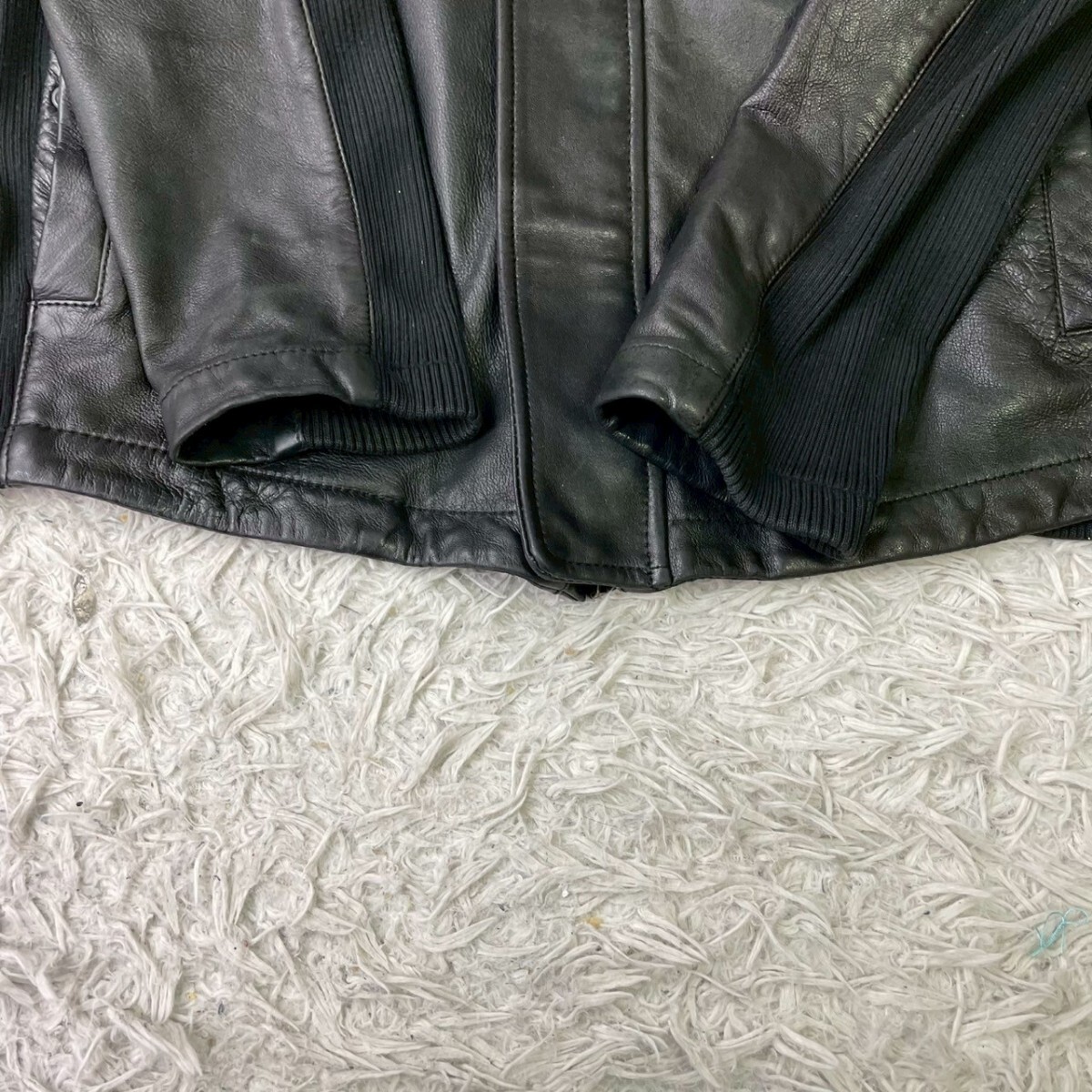 美品/2XL】エンポリオアルマーニ EMPORIO ARMANI レザー 美品/2XL】エンポリオアルマーニ EMPORIO ARMANI レザー