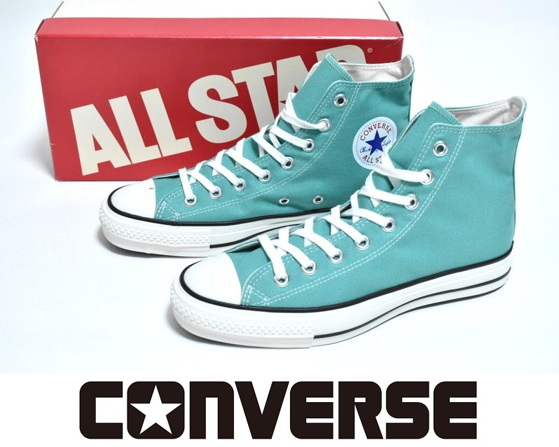 新品 CONVERSE CANVAS ALL STAR J HIコンバース オールスター 日本製 MADE IN JAPAN グリーン