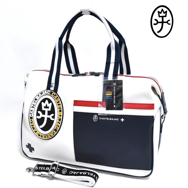 ☆新品・未使用☆ カステルバジャック 2WAY ボストン ショルダー ネイビー Yahoo!オークション - 新品 CASTELBAJAC【ミック】2WAY ボストン