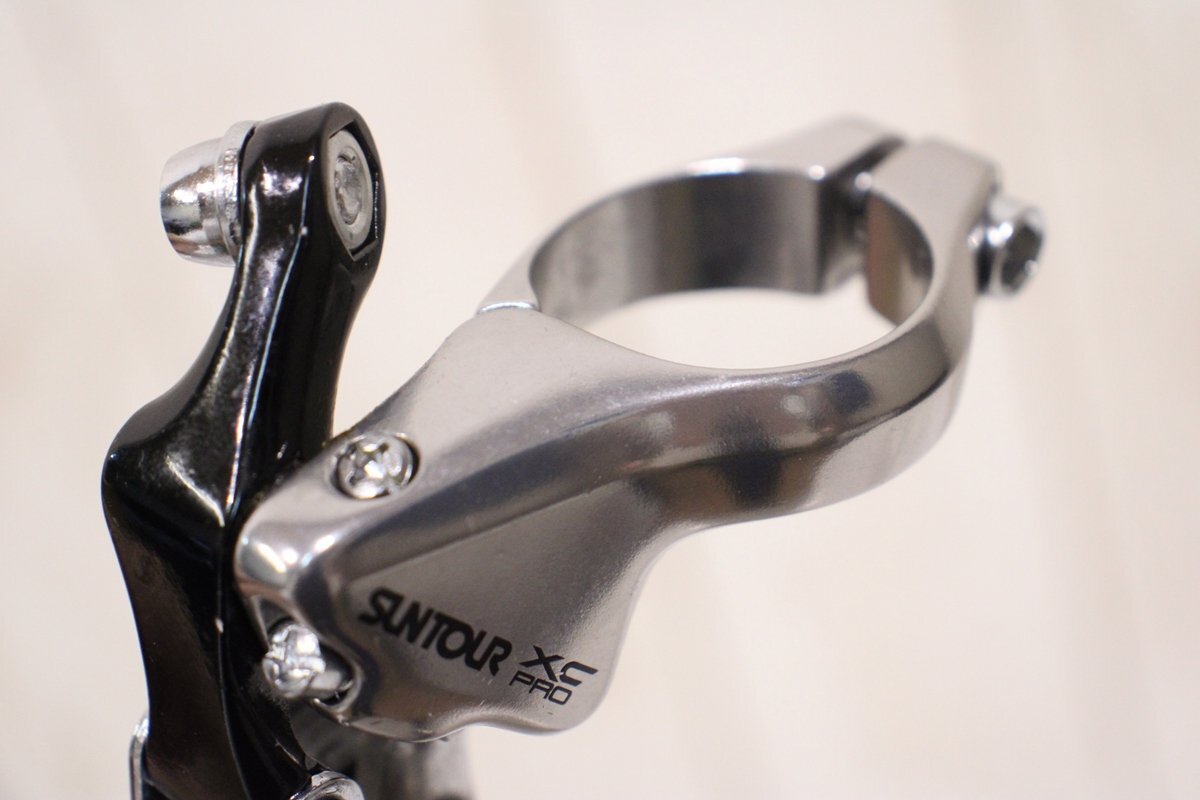 ★SUNTOUR サンツアー XC PRO 2s フロントディレイラー φ28.6mmバンド 極上品