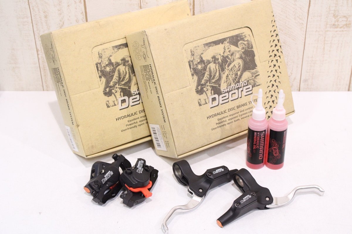 ★SHIMANO シマノ BL-M525/BR-M525 DEORE ブレーキレバー/キャリパー セット 極上品