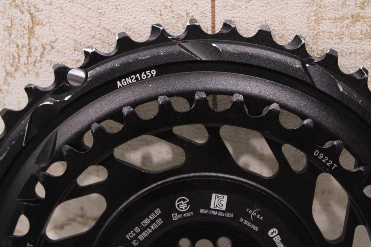 ★SRAM スラム RED 48/35T 2 x 12s センターロック QUARQ 両足計測パワーメーターキット 超美品