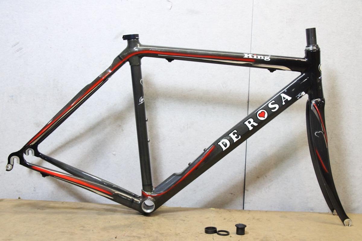 Yahoo!オークション - DE ROSA デローザ KING カーボンフレーム Yahoo!オークション - DE ROSA デローザ KING カーボンフレーム
