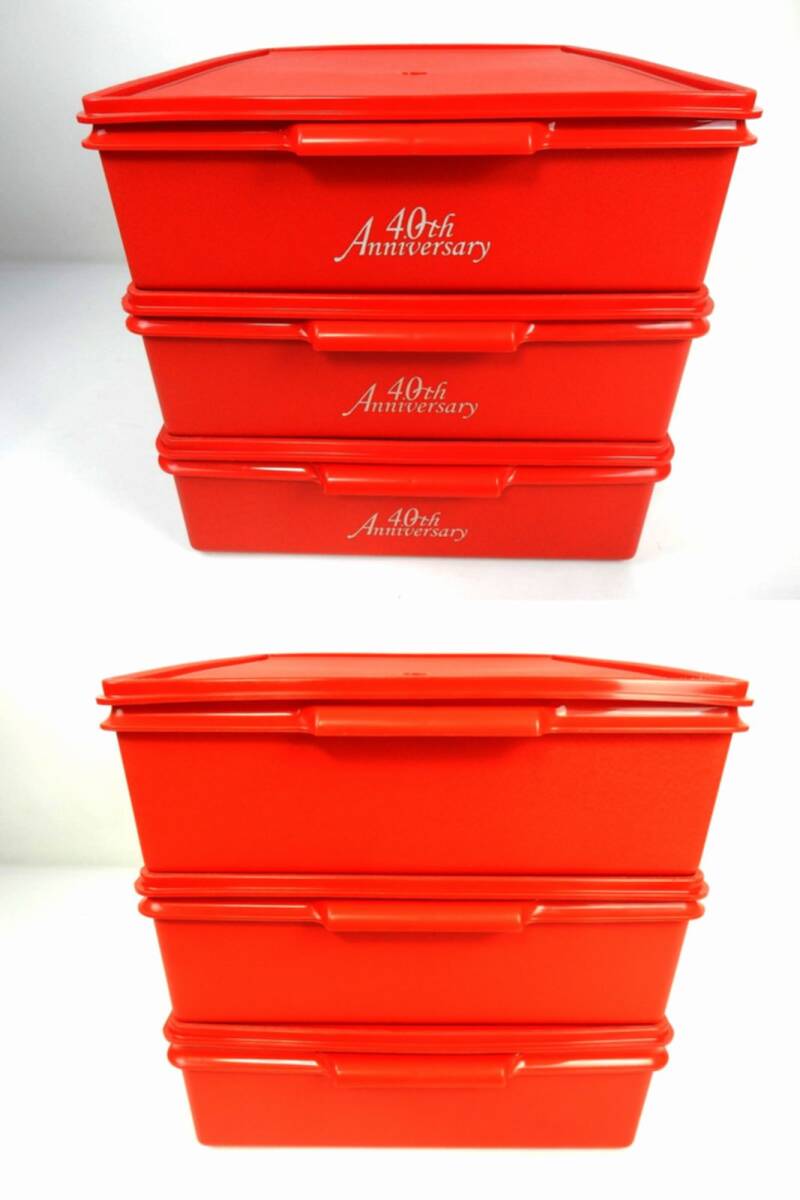 [Tupperware] tapper одежда super кейс 40th память клюква? 3 шт крышка есть царапина(ы) б/у товар текущее состояние доставка совершенно возвращенние товара не возможно .!