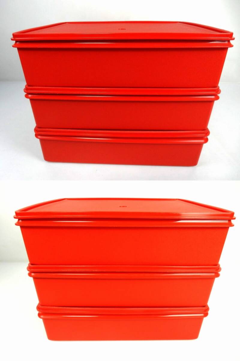 [Tupperware] tapper одежда super кейс 40th память клюква? 3 шт крышка есть царапина(ы) б/у товар текущее состояние доставка совершенно возвращенние товара не возможно .!