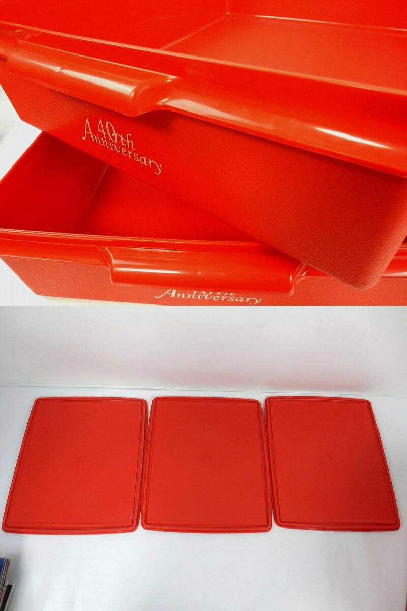 [Tupperware] tapper одежда super кейс 40th память клюква? 3 шт крышка есть царапина(ы) б/у товар текущее состояние доставка совершенно возвращенние товара не возможно .!