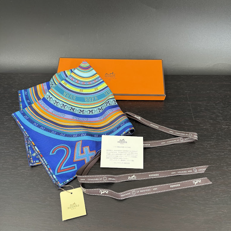 A371】HERMES 未使用 スカーフ ビビッド ブランド 販売店印字有 A371】HERMES 未使用 スカーフ ビビッド ブランド 販売店印字有