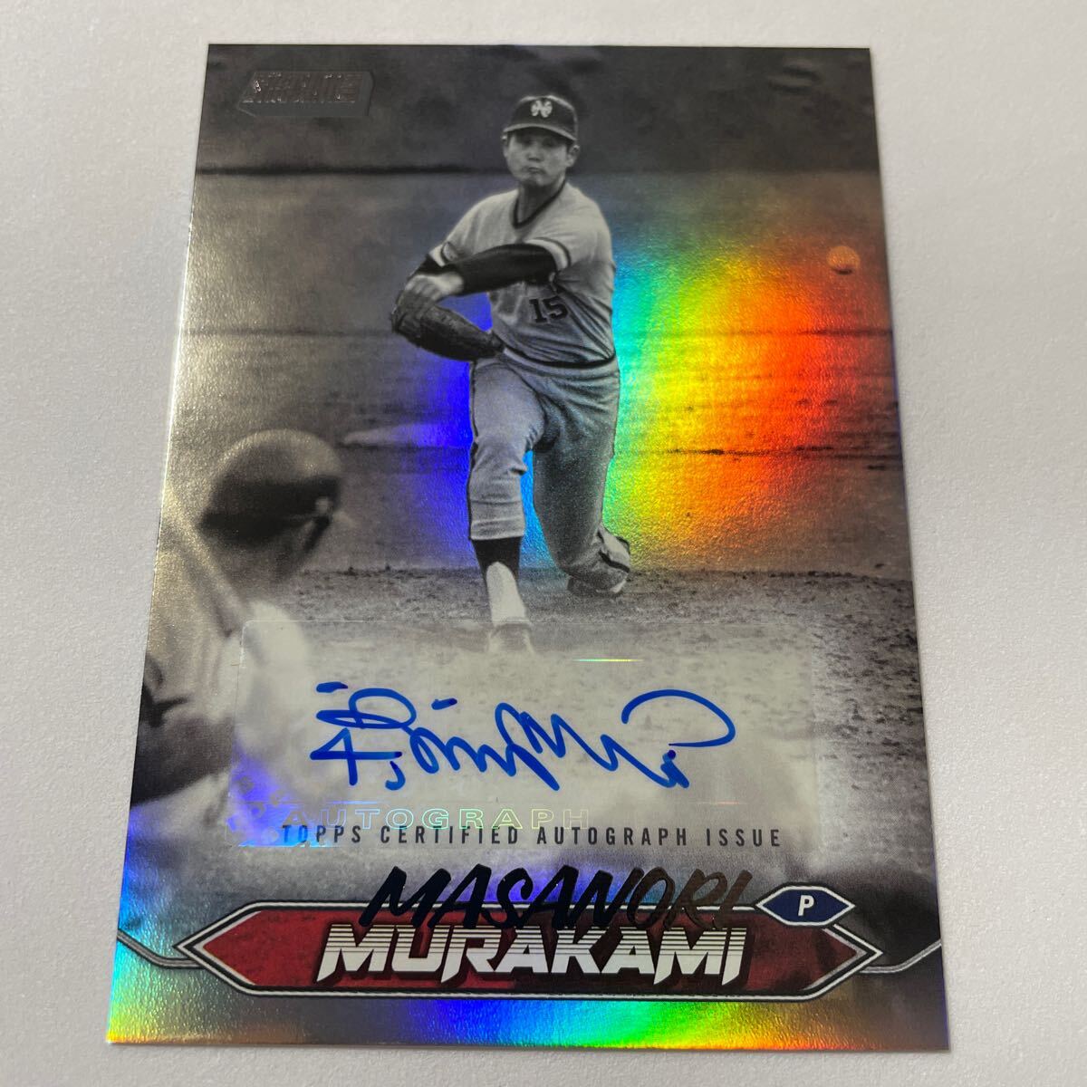 2024 topps NPB 村上雅則直筆サインカード