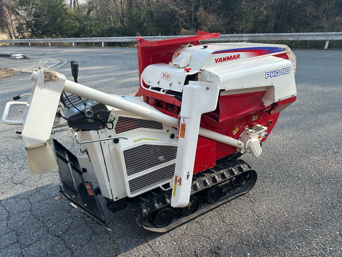!_ Yanmar PKG80 автоматика .. машина уборочный комбайн 
