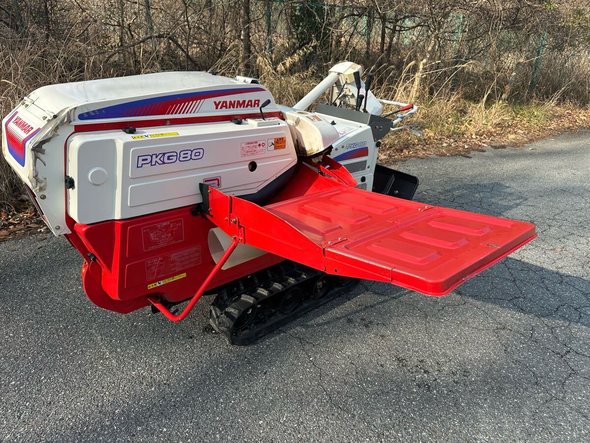 !_ Yanmar PKG80 автоматика .. машина уборочный комбайн 