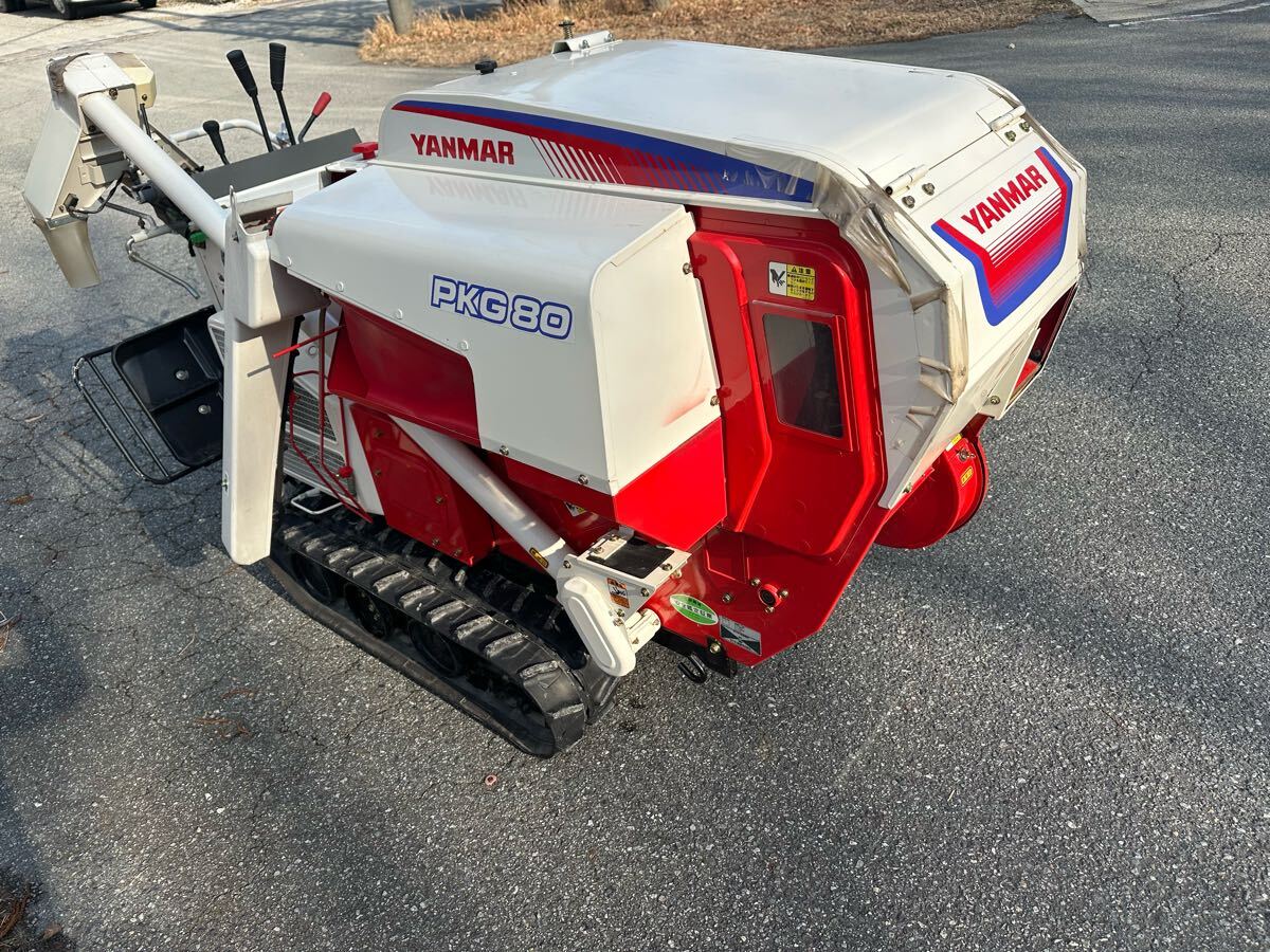 !_ Yanmar PKG80 автоматика .. машина уборочный комбайн 