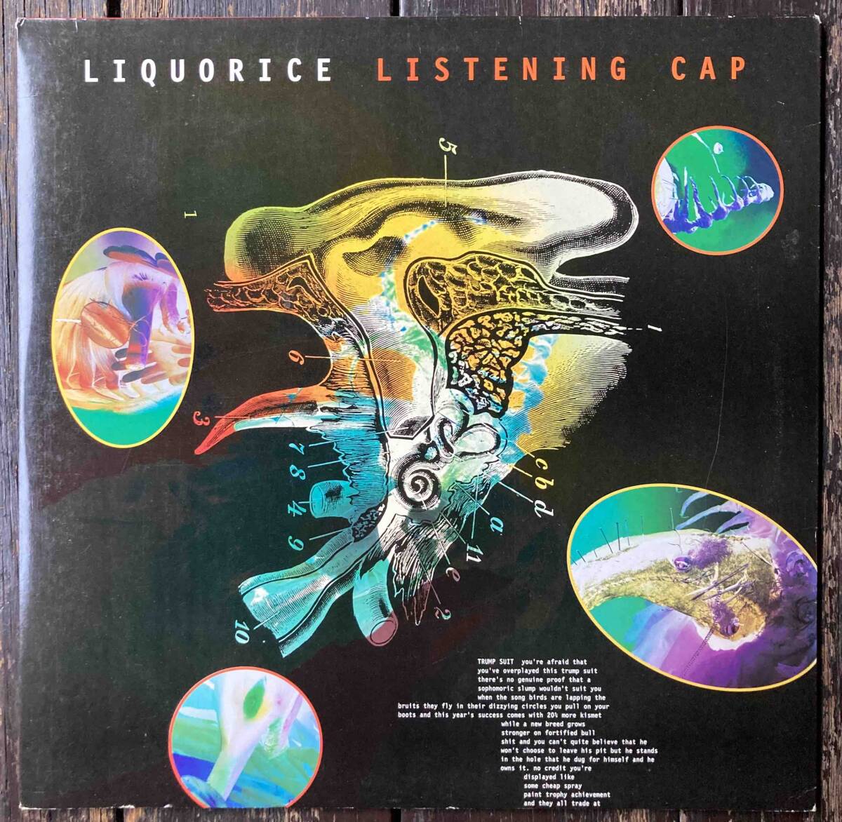 希少 LP Liquorice - Listening Cap (4AD) Daniel Littleton (Ida) Jenny Toomey (Tsunami) による スーパーバンド Simple Machines Eggs 