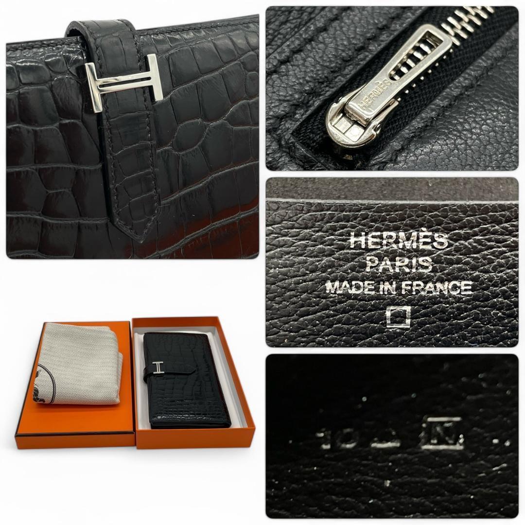 ☆【新品同様】エルメス HERMES クロコダイル アリゲーター ワニ ☆【新品同様】エルメス HERMES クロコダイル アリゲーター ワニ