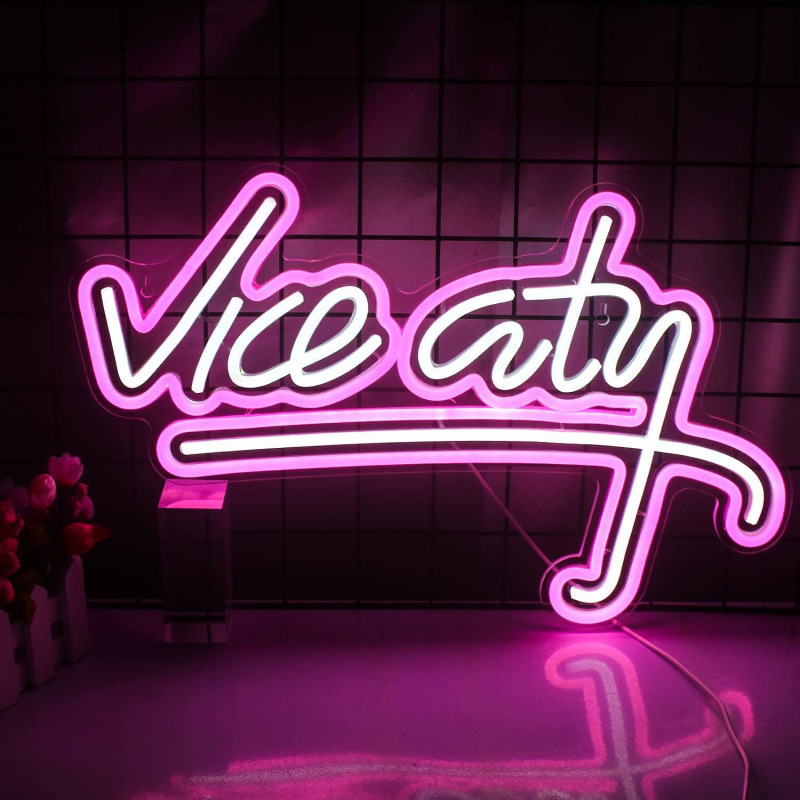 新入荷人気推薦高品質 　ViceCity ネオンサイン LEDイルミネーション