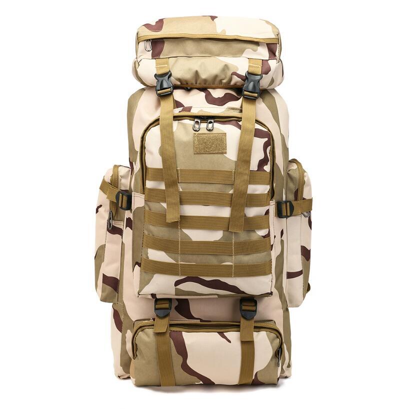  新入荷新品*色選択可 80L 大型 バックパック リュック ミリタリー 防水 大容量 キャンプ 登山 アウトドア ハイキングお色選択可