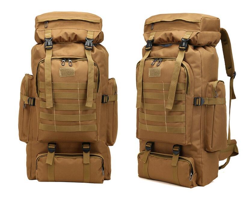  新入荷新品*色選択可 80L 大型 バックパック リュック ミリタリー 防水 大容量 キャンプ 登山 アウトドア ハイキングお色選択可