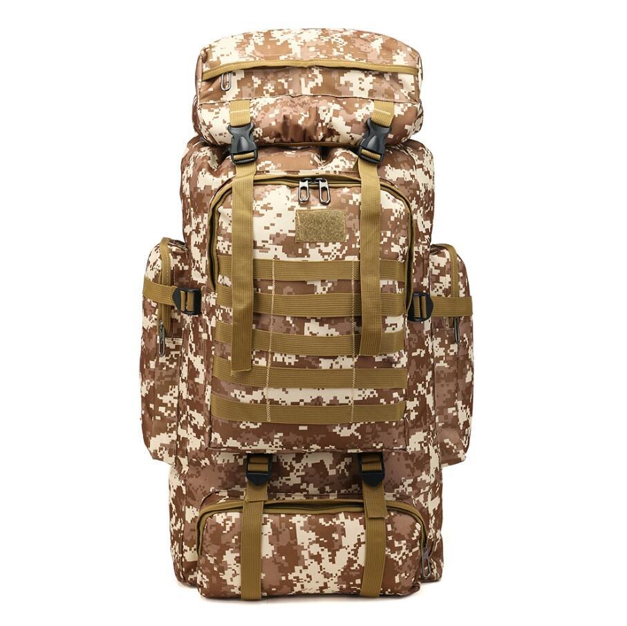  新入荷新品*色選択可 80L 大型 バックパック リュック ミリタリー 防水 大容量 キャンプ 登山 アウトドア ハイキングお色選択可