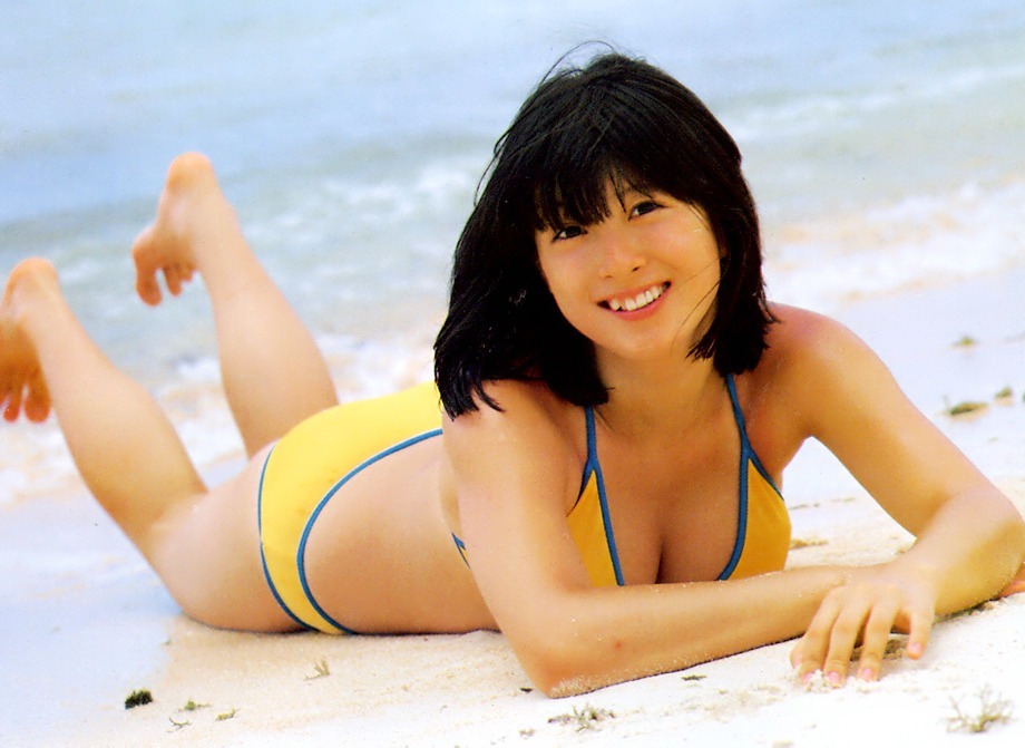 河合奈保子38 SEXY 限定1枚【高品質ラミネート加工】水着 A4