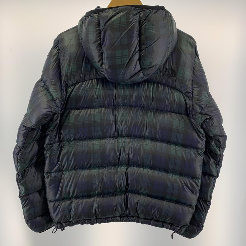 【中古】THE NORTH FACE アコンカグアフーディ チェック グリーン[240019476318]