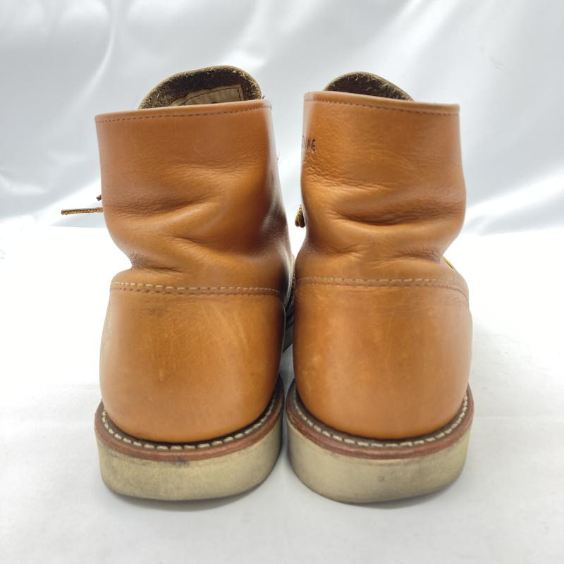 [ б/у ]RED WING кожа ботинки 27cm Camel 9871 Red Wing [240019484732]