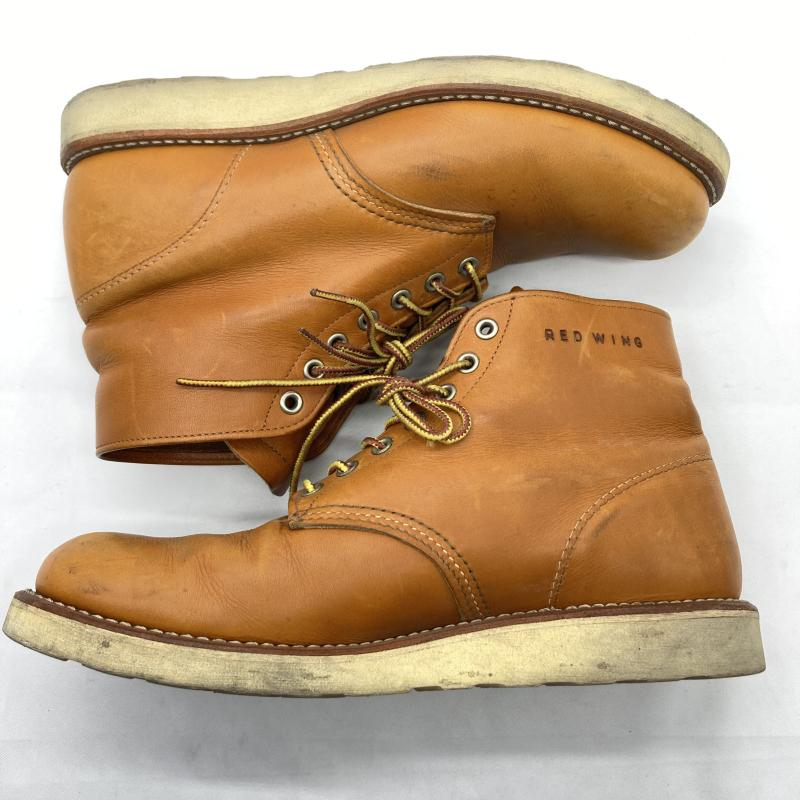 [ б/у ]RED WING кожа ботинки 27cm Camel 9871 Red Wing [240019484732]