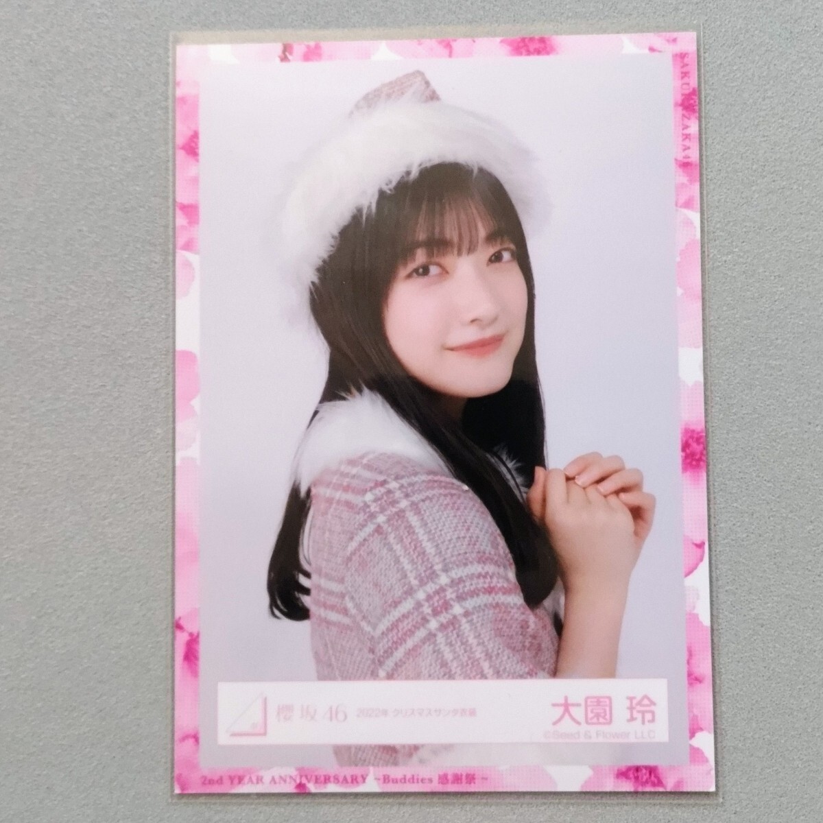櫻坂46 大園玲 2022年 クリスマスサンタ衣装 生写真 1(タレント 櫻坂46 大園玲 2022年 クリスマスサンタ衣装 生写真 1(タレント