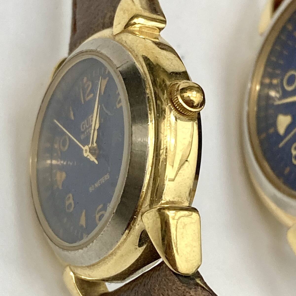 14568 GUESS ゲス ペアウォッチ クォーツ 腕時計 現状品 ※不動 14568 GUESS ゲス ペアウォッチ クォーツ 腕時計 現状品 ※不動