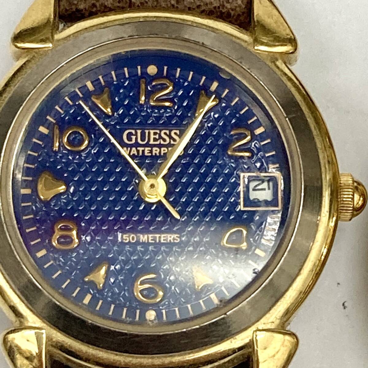 14568 GUESS ゲス ペアウォッチ クォーツ 腕時計 現状品 ※不動 14568 GUESS ゲス ペアウォッチ クォーツ 腕時計 現状品 ※不動