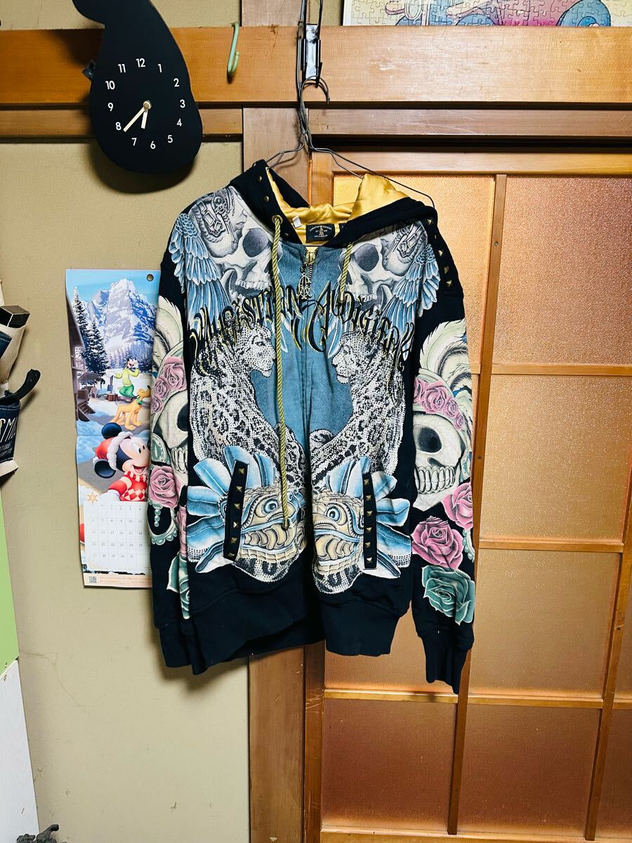 Christian Audigier クリスチャンオードジェーパーカー Hoodie L Christian Audigier クリスチャンオードジェーパーカー Hoodie L
