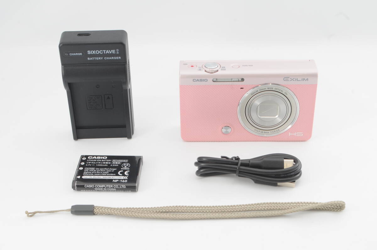 カシオ CASIO EXILIM HIGH SPEED EX-ZR70 ピンク コンパクトデジタルカメラ #1345