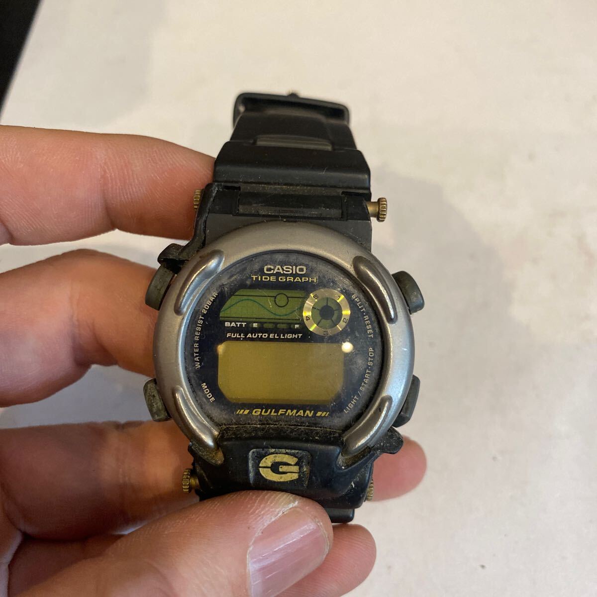 CASIO カシオ G-SHOCK ジーショック　ガルフマン　DW-9700 電池切れ　