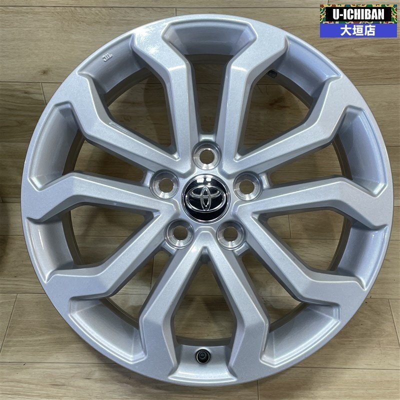 美品 トヨタ カローラクロス 純正 6.5-17+35 5H114.3 17インチ ホイール 4本セット e▼002R