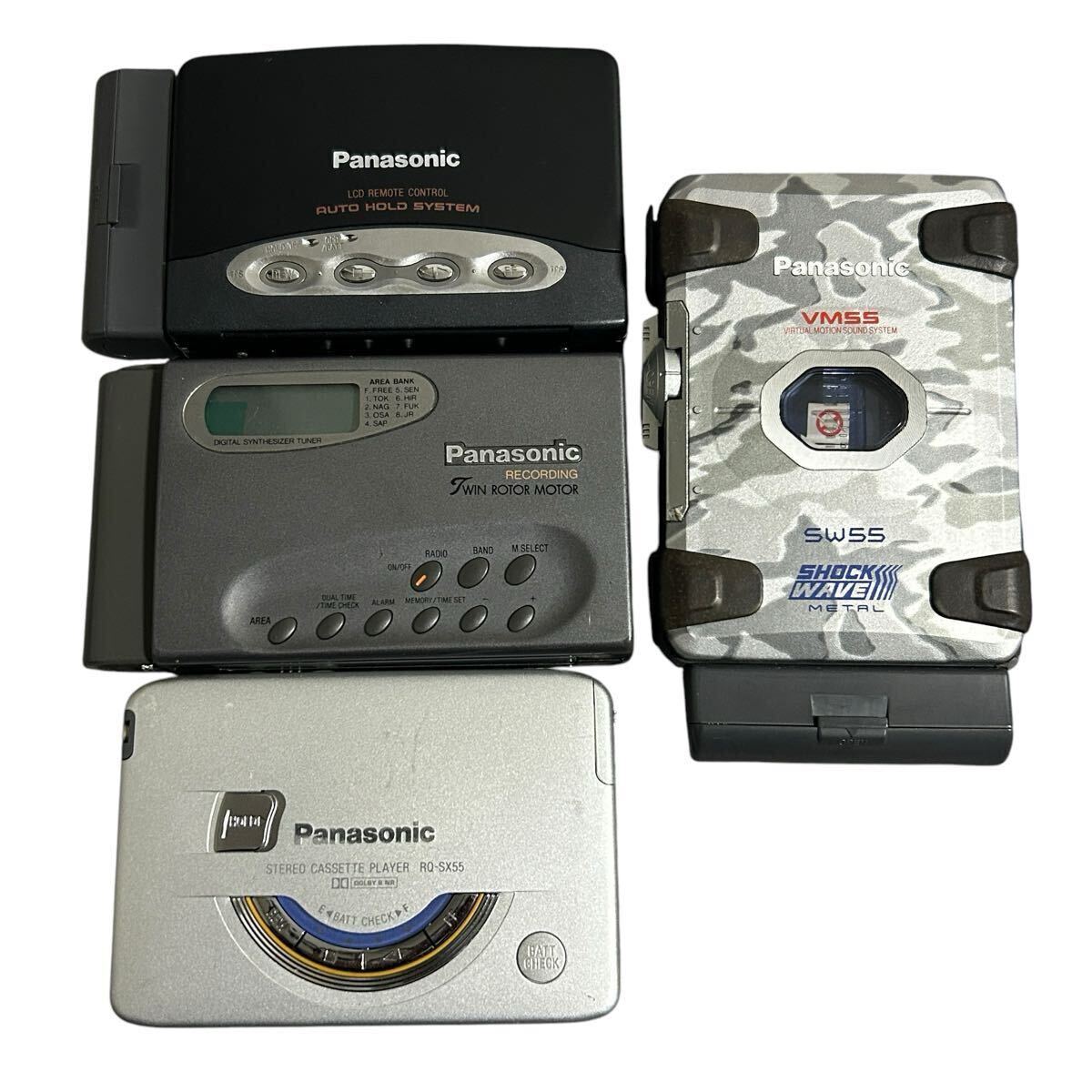 1円〜 Panasonic パナソニック ウォークマンまとめ RQ-SW55 RQ