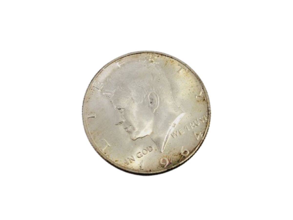 送料無料!!即決価格!!】 1964年 ケネディ 銀貨 ハーフダラー 送料無料!!即決価格!!】 1964年 ケネディ 銀貨 ハーフダラー