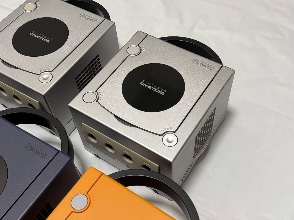 ★[ジャンク品] GC 本体 ゲームキューブ シルバー バイオレット オレンジ 5台 [動作確認済] Nintendo GameCube DOL-001★_画像5