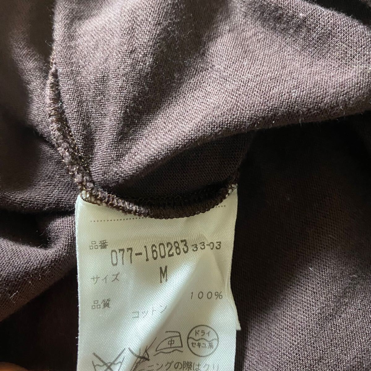 ヒューマンウーマン　編み上げ　コットン　Tシャツ　カットソー　トップス HUMAN WOMAN 2、M、9號(hào)