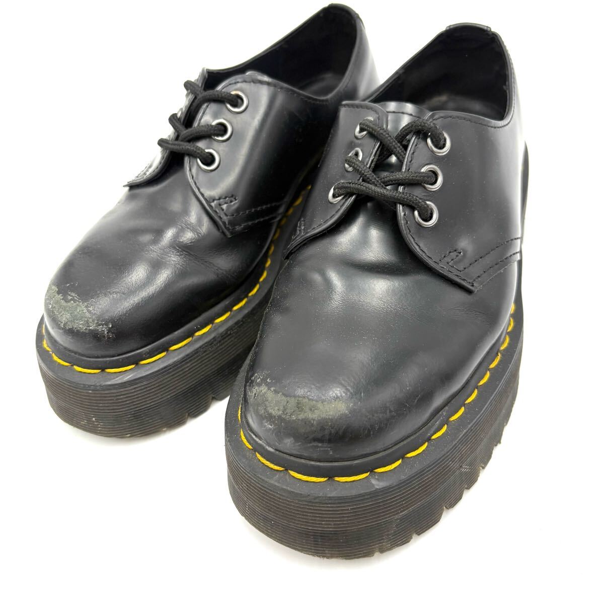 B □ 極上レザー使用 '人気 イエローステッチ' Dr.Martens B □ 極上レザー使用 '人気 イエローステッチ' Dr.Martens
