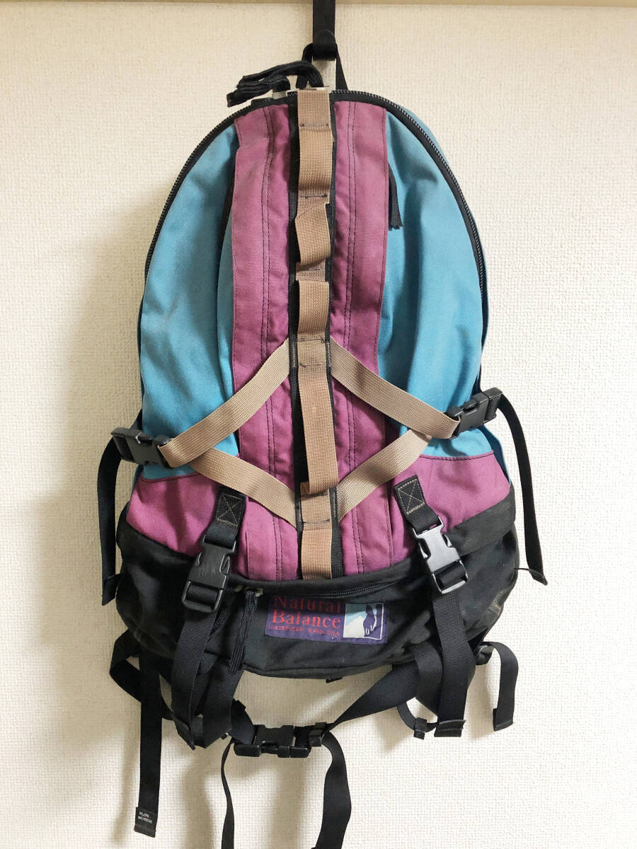 ☆中古☆ヴィンテージ90年代 登山用バックパック NATURAL BALANCE FAIRFIELD IOWA USA/AARN design/リュックサック