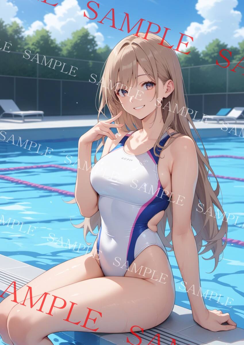 競泳水着画像　美少女 特典あり】グラビア 競泳 水着 美乳 美脚 くびれ 胸 フェチ 可愛い 美少女 イラスト 美女 かわいい 可愛い アニメ A4 ポスター  C_443(コミック、アニメグッズ)｜売買されたオークション情報、Yahoo!オークション(旧ヤフオク!) の商品情報をアーカイブ公開 -  オークファン ...