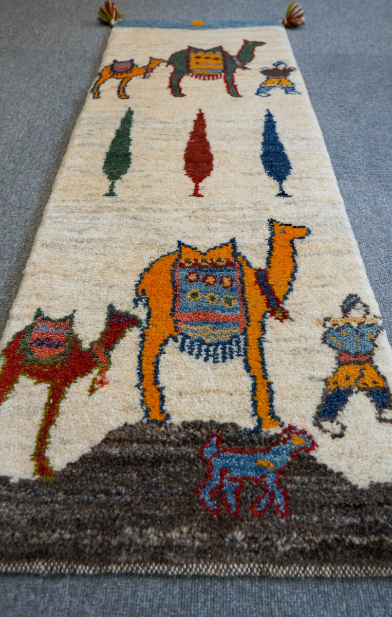 120×44cm ペルシャ 絨毯 手織りギャッベ|Yahoo!フリマ(旧 120×44cm ペルシャ 絨毯 手織りギャッベ|Yahoo!フリマ(旧