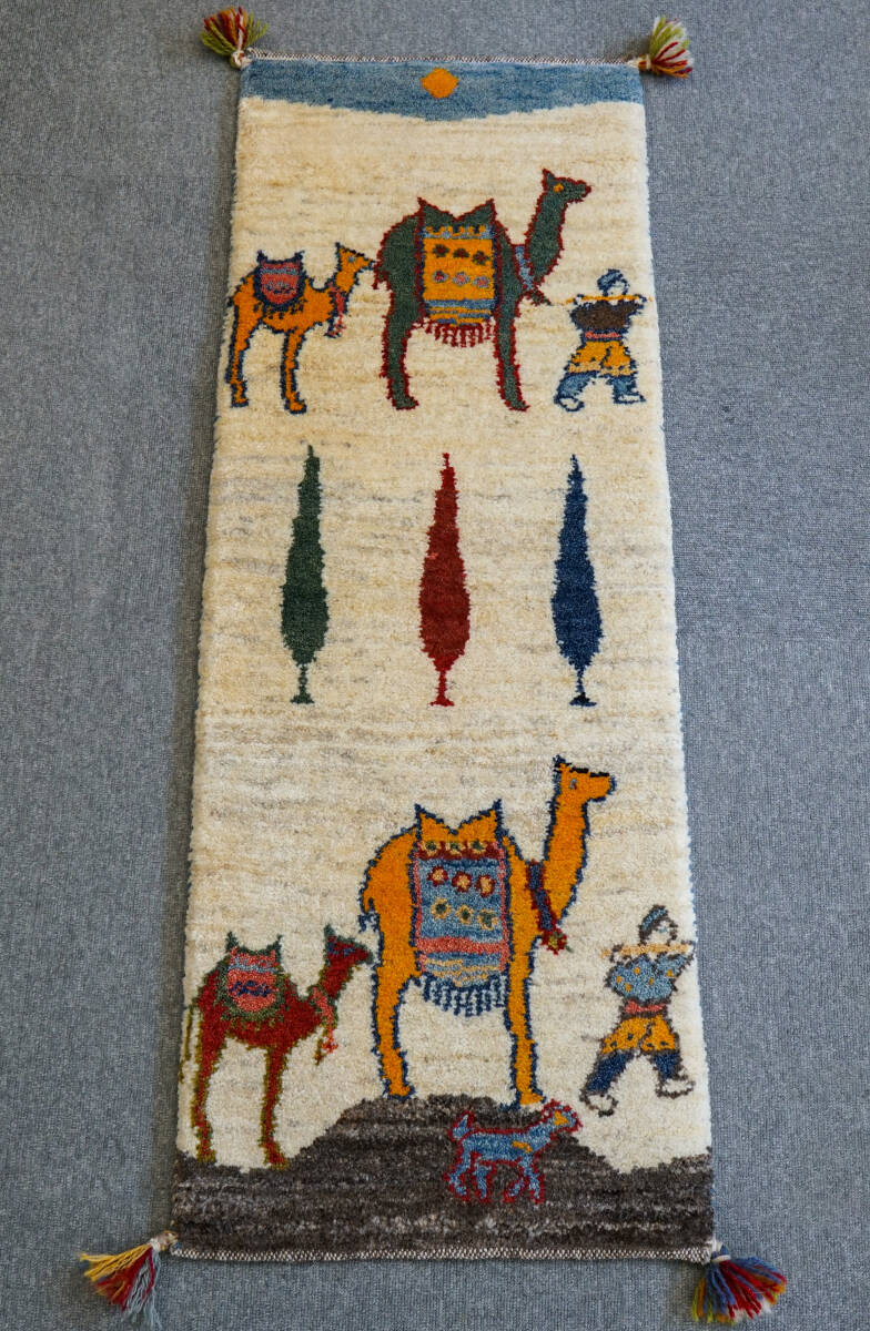 120×44cm ペルシャ 絨毯 手織りギャッベ|Yahoo!フリマ(旧 120×44cm ペルシャ 絨毯 手織りギャッベ|Yahoo!フリマ(旧
