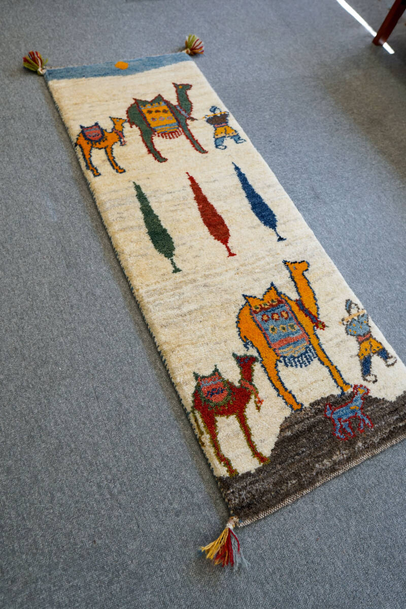 120×44cm ペルシャ 絨毯 手織りギャッベ|Yahoo!フリマ(旧 120×44cm ペルシャ 絨毯 手織りギャッベ|Yahoo!フリマ(旧