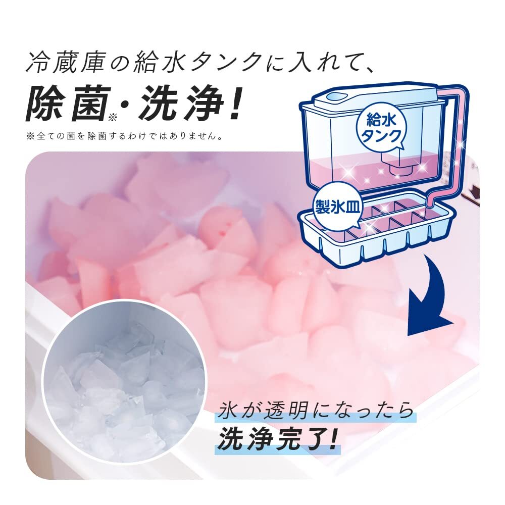 アイメディア 自動製氷機洗浄クリーナー 2本組(4回分) 日本製 製氷機クリーナー 製氷機用洗剤 洗浄剤 洗浄 除菌 自動製氷機汚れおちーる 濃_画像4