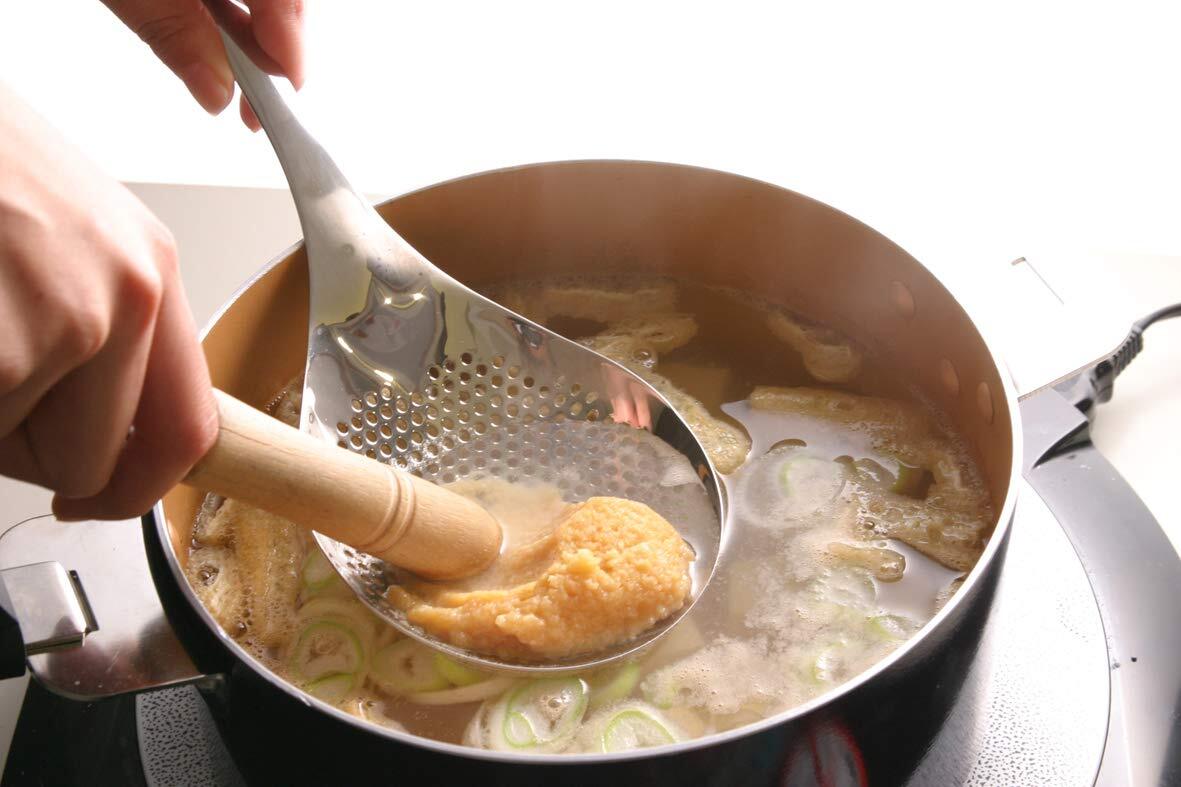 ののじ おたま 穴あき パンチングスプーン ネイキッド 食洗器対応 LTM-H01m シルバー_画像7