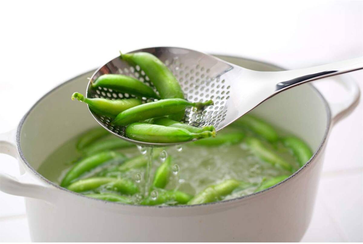 ののじ おたま 穴あき パンチングスプーン ネイキッド 食洗器対応 LTM-H01m シルバー_画像5