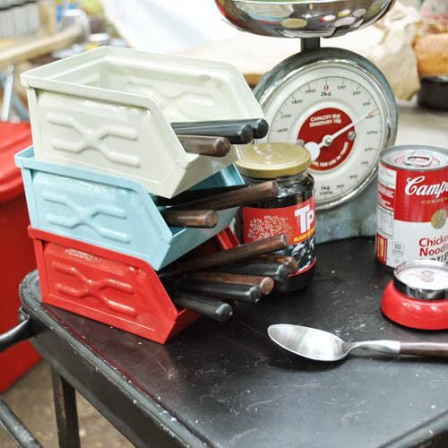 ダルトン(Dulton) ミニパーツボックス ガルバナイズド 整え過ぎずに整える心地良い簡易収納 パーツストッカー コンテナ ボックス 収納箱_画像9