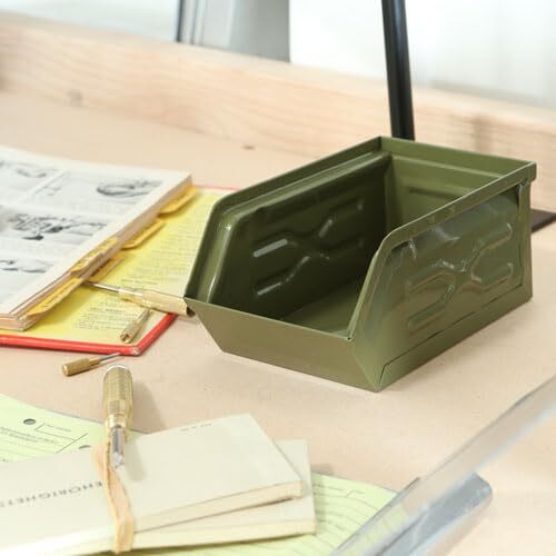 ダルトン(Dulton) ミニパーツボックス ガルバナイズド 整え過ぎずに整える心地良い簡易収納 パーツストッカー コンテナ ボックス 収納箱_画像10