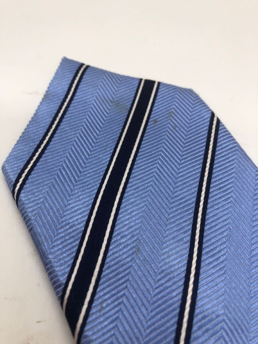 DAKS ネクタイ シルク100 ストライプ ダックス